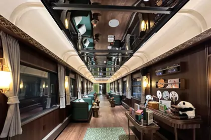 Inside Panda Train