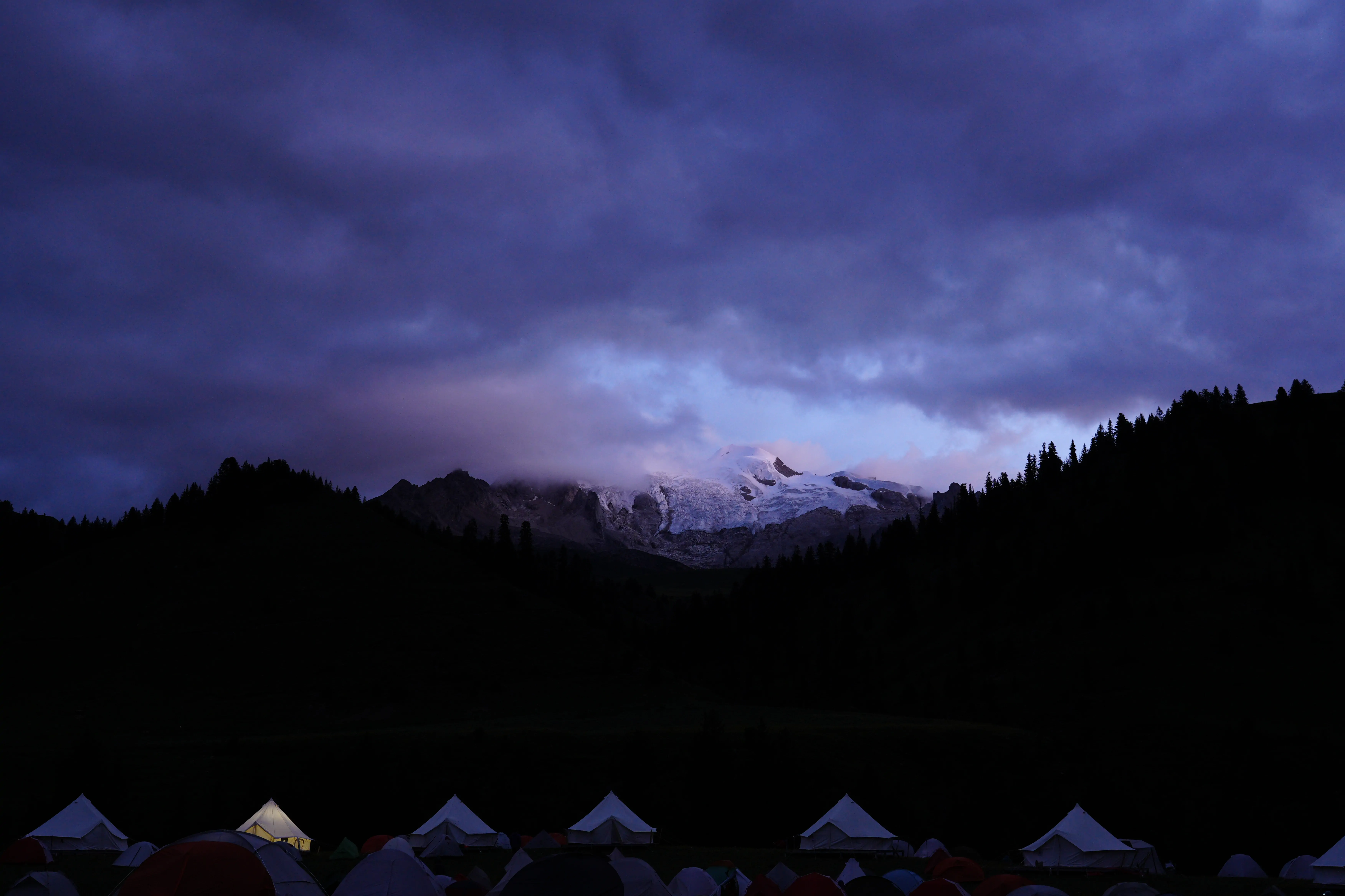 Campsite at Night