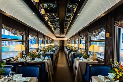 Inside Panda Train