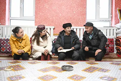 Tajik Family Visit