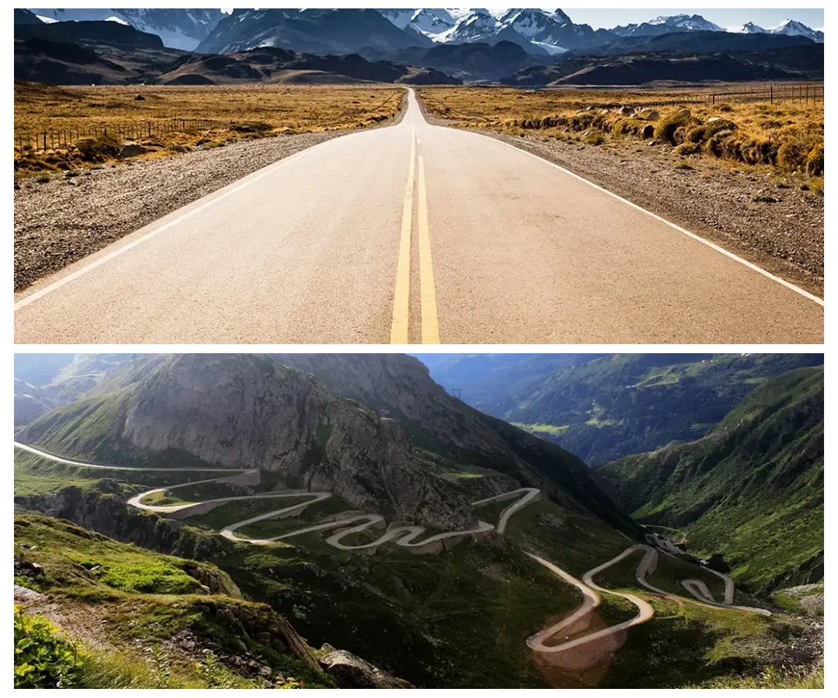 The most beautiful highway line