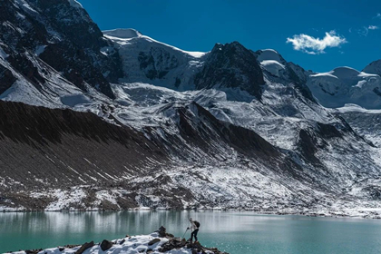 Leduomanyin Glacier Ice Lake